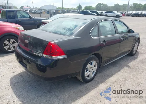 2010 Chevrolet Impala Ls из США, поврежденный, VIN 2G1WA5EK4A1125483